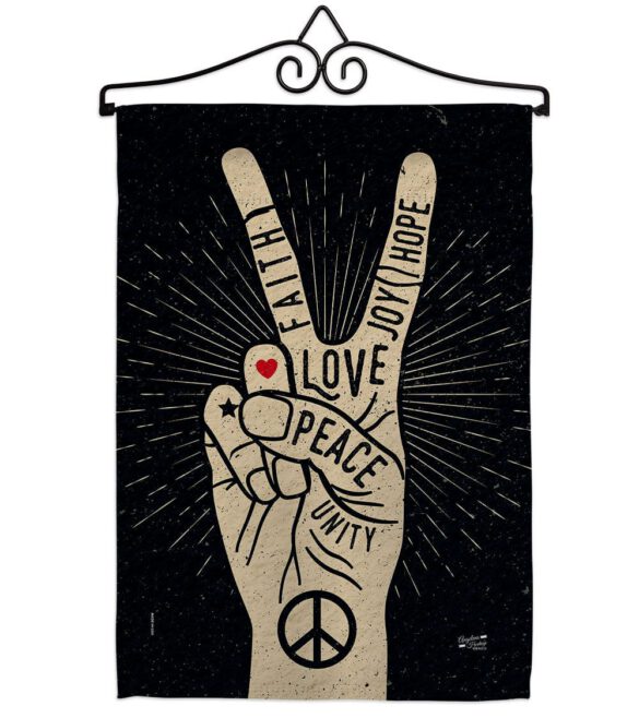 Faith Love Joy - Expression Inspirational Vertical Impressions Decorative Flags HG137415 Made In USA - Image 7