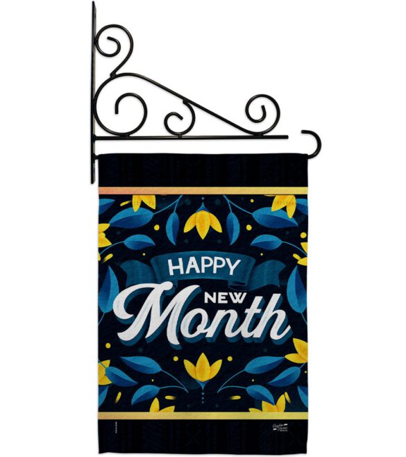 Happy New Month - Expression Inspirational Vertical Impressions Decorative Flags HG137461 Made In USA - Image 8