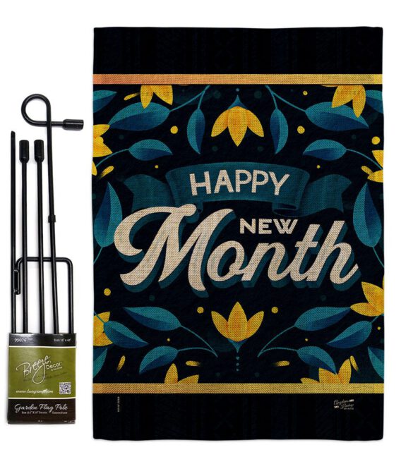 Happy New Month - Expression Inspirational Vertical Impressions Decorative Flags HG137461 Made In USA - Image 14