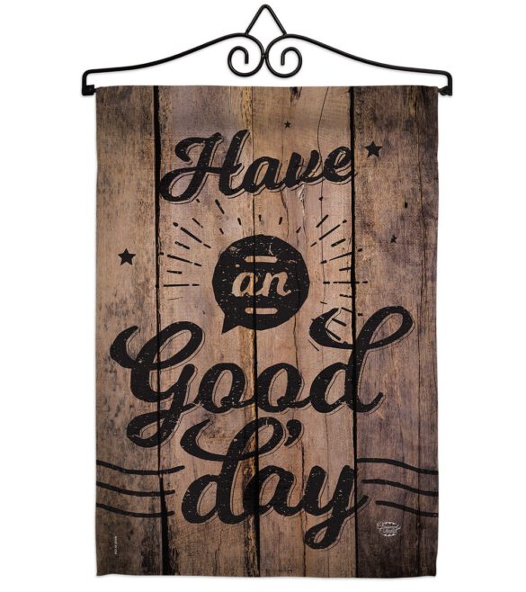 Have an Good Day - Expression Inspirational Vertical Impressions Decorative Flags HG191191 Made In USA - Image 7
