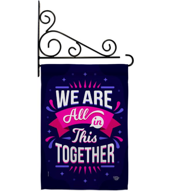 All In This - Expression Inspirational Vertical Impressions Decorative Flags HG192248 Made In USA - Image 9