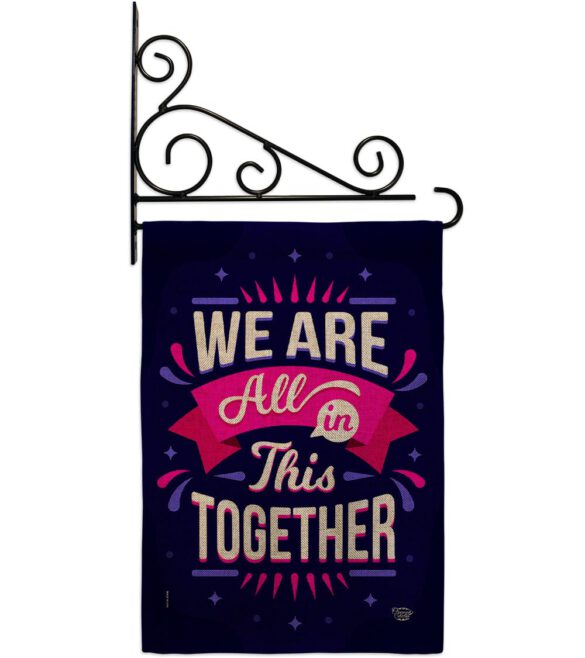 All In This - Expression Inspirational Vertical Impressions Decorative Flags HG192248 Made In USA - Image 15