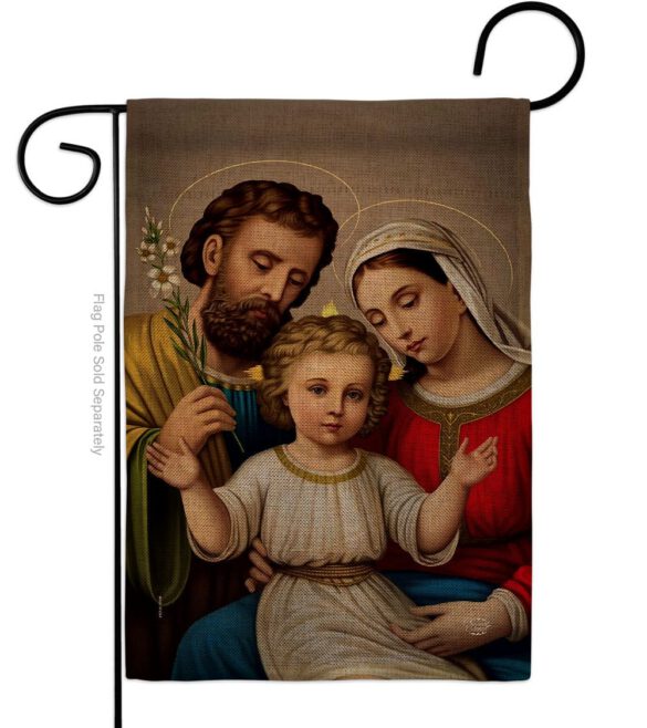 Holy Family - Faith Religious Inspirational Vertical Impressions Decorative Flags HG190085 Made In USA - Image 22