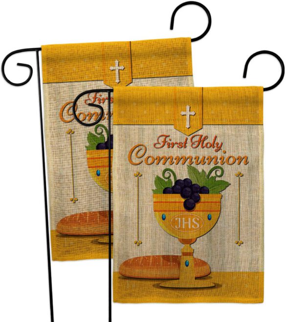 Holy Communion - Faith Religious Inspirational Vertical Impressions Decorative Flags HG120062 Made In USA - Image 32