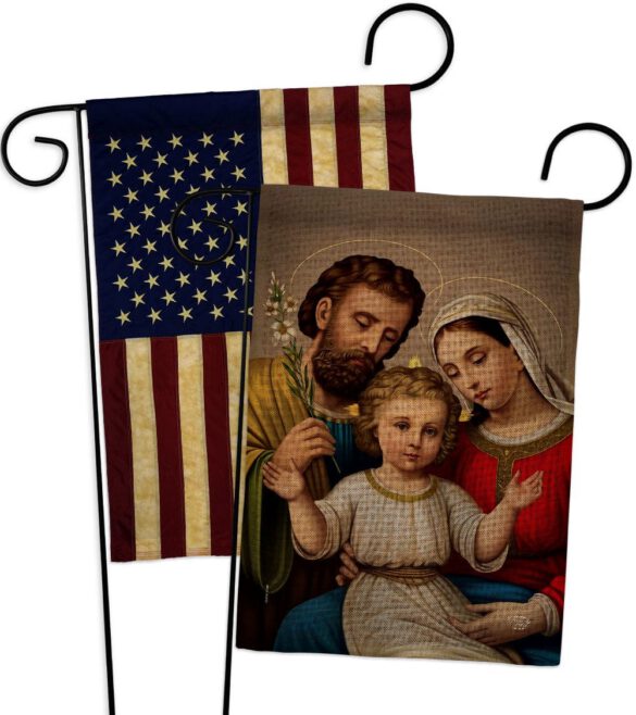 Holy Family - Faith Religious Inspirational Vertical Impressions Decorative Flags HG190085 Made In USA - Image 28