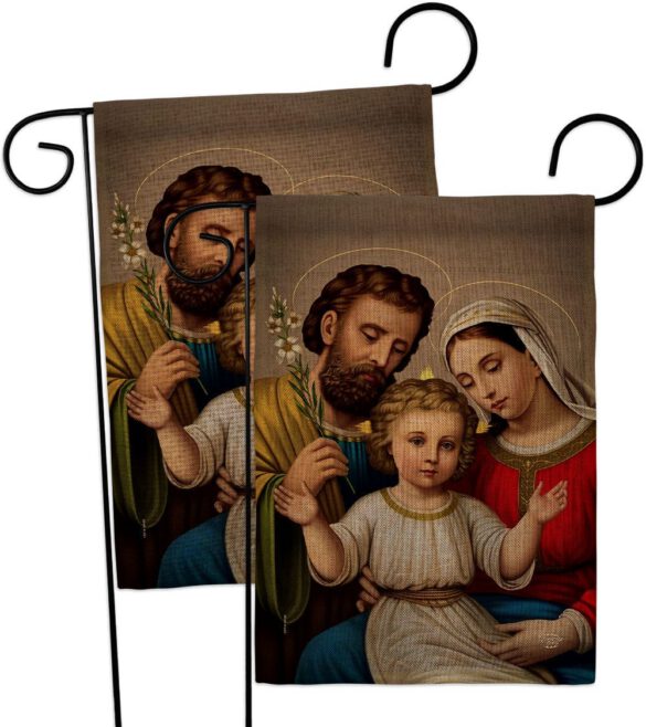 Holy Family - Faith Religious Inspirational Vertical Impressions Decorative Flags HG190085 Made In USA - Image 32