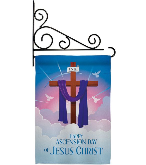 Happy Asgension - Faith Religious Inspirational Vertical Impressions Decorative Flags HG130429 Made In USA - Image 17