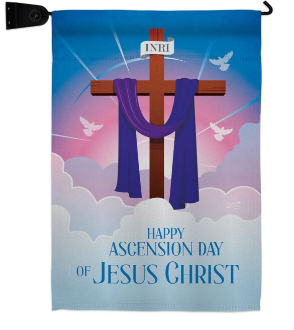 Happy Asgension - Faith Religious Inspirational Vertical Impressions Decorative Flags HG130429 Made In USA - Image 18