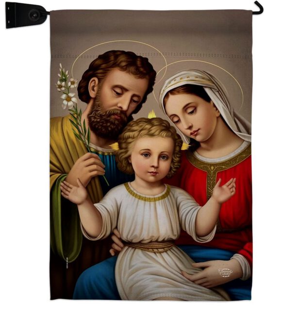 Holy Family - Faith Religious Inspirational Vertical Impressions Decorative Flags HG190085 Made In USA - Image 18