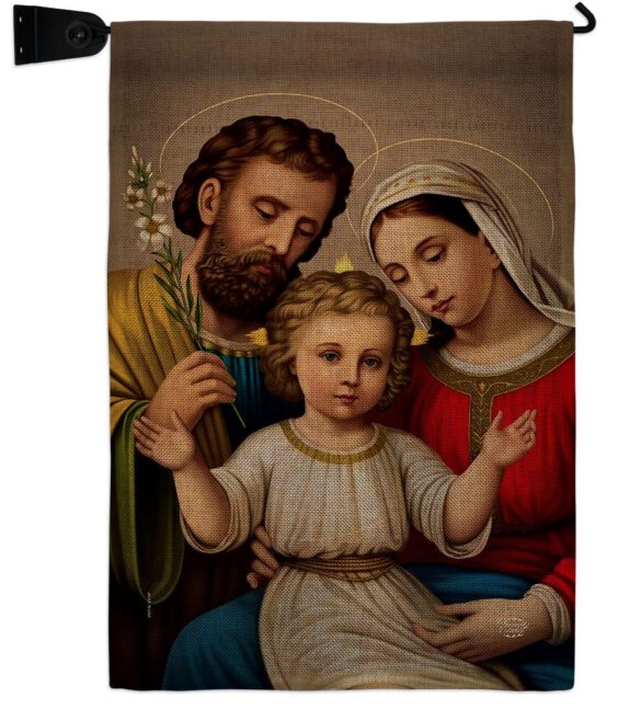 Holy Family - Faith Religious Inspirational Vertical Impressions Decorative Flags HG190085 Made In USA - Image 39