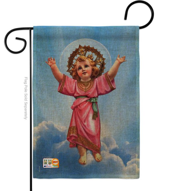Divine Baby Jesus - Faith & Religious Inspirational Vertical Impressions Decorative Flags HG103052 Made In USA - Image 8