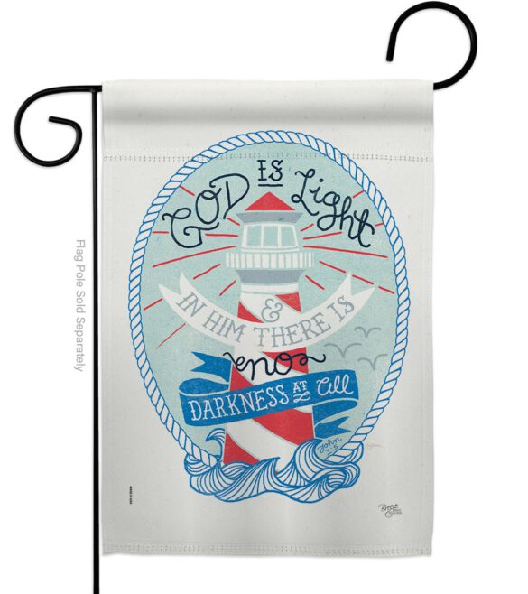 God is Light - Impressions Decorative Garden Flag G153069-BO