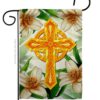 Cross - Faith & Religious Inspirational Vertical Impressions Decorative Flags HG103090 Made In USA