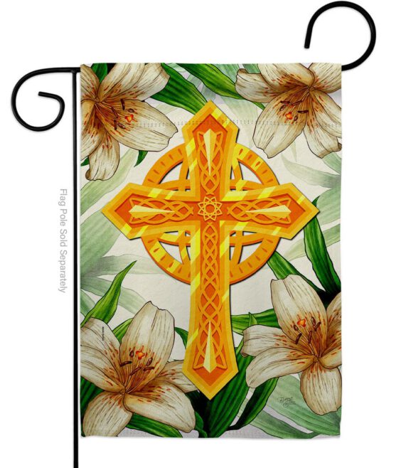 Cross - Faith & Religious Inspirational Vertical Impressions Decorative Flags HG103090 Made In USA