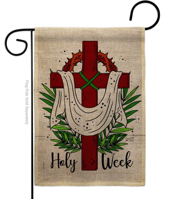 Holy Week - Faith & Religious Inspirational Vertical Impressions Decorative Flags HG137446 Made In USA - Image 11