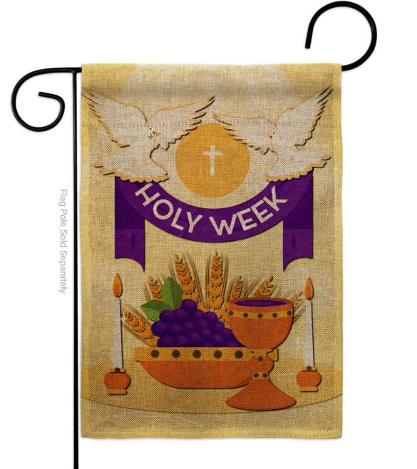 Holy Week - Faith & Religious Inspirational Vertical Impressions Decorative Flags HG137449 Made In USA - Image 11