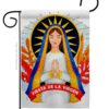 Fiesta De La Virgen - Faith & Religious Inspirational Vertical Impressions Decorative Flags HG137521 Made In USA