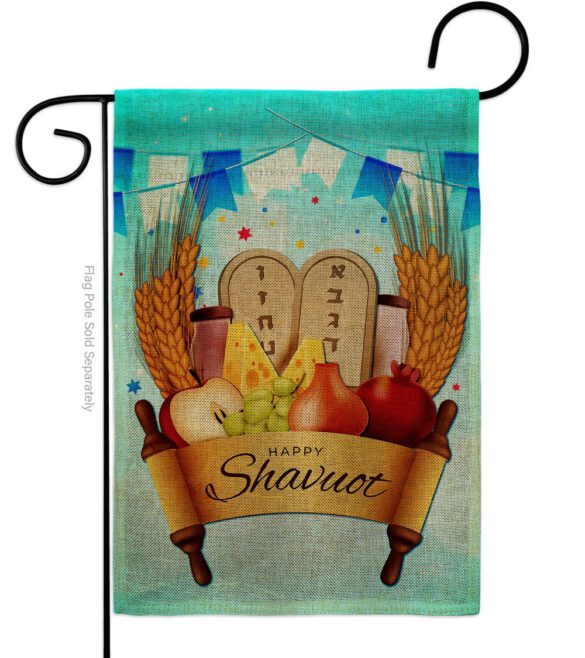 Happy Shavuot - Faith & Religious Inspirational Vertical Impressions Decorative Flags HG137531 Made In USA - Image 11