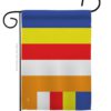 Buddhist - Faith & Religious Inspirational Vertical Impressions Decorative Flags HG140818 Made In USA
