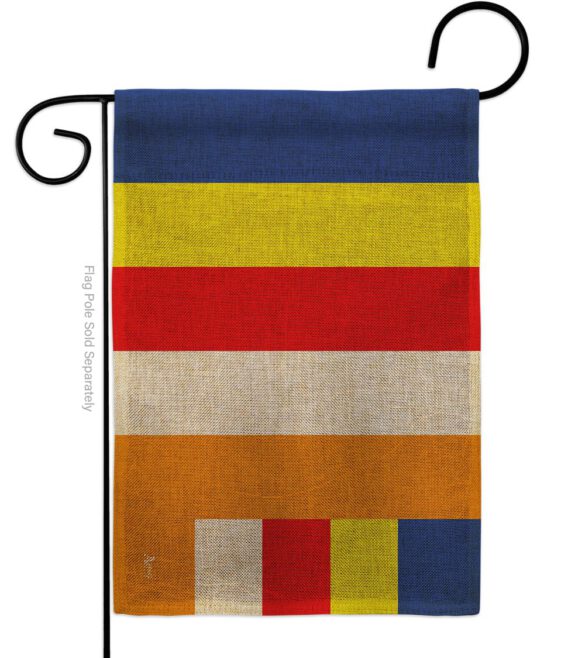 Buddhist - Faith & Religious Inspirational Vertical Impressions Decorative Flags HG140818 Made In USA - Image 8