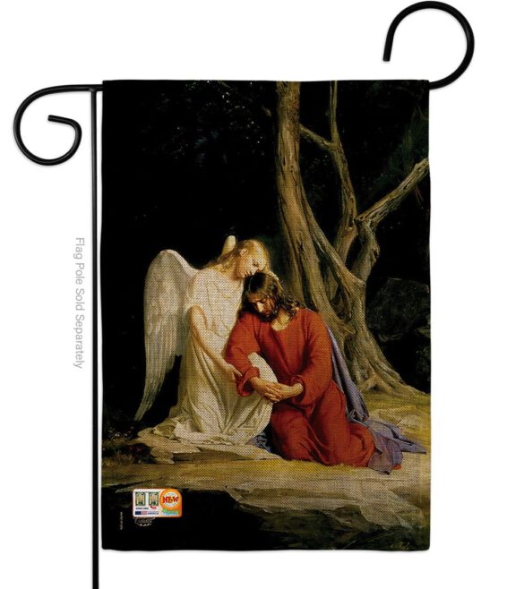 Agony in the Garden - Faith & Religious Inspirational Vertical Impressions Decorative Flags HG192079 Made In USA - Image 9