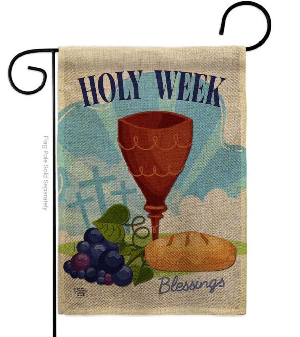 Holy Week - Faith & Religious Inspirational Vertical Impressions Decorative Flags HG192363 Made In USA - Image 11