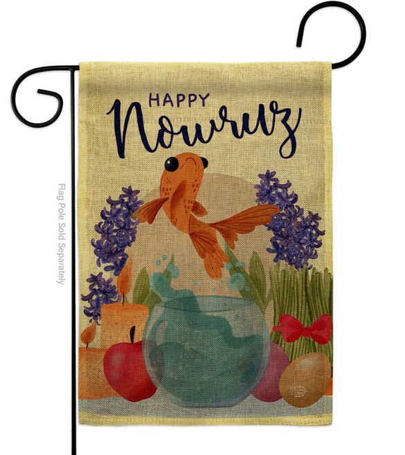 Happy Nowruz - Faith & Religious Inspirational Vertical Impressions Decorative Flags HG192442 Made In USA - Image 11