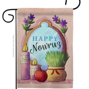 Celerate Nowruz - Faith & Religious Inspirational Vertical Impressions Decorative Flags HG192445 Made In USA