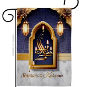 Bless Ramadan Kareen - Faith & Religious Inspirational Vertical Impressions Decorative Flags HG192529 Made In USA
