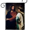 Christ And The Rich Young Ruler - Faith & Religious Inspirational Vertical Impressions Decorative Flags HG192553 Made In USA
