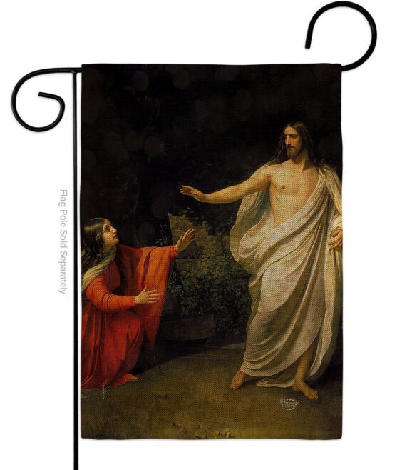 Christ's Appearance to Mary Magdalene - Faith & Religious Inspirational Vertical Impressions Decorative Flags HG192554 Made In USA - Image 11