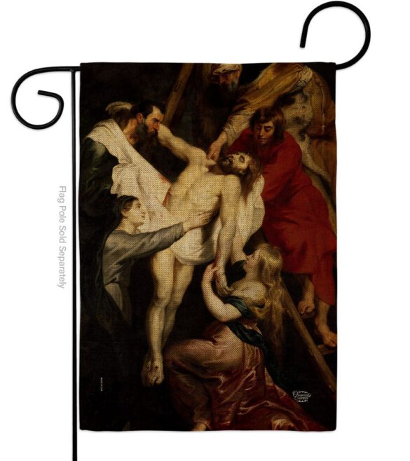 Descent From The Cross - Faith & Religious Inspirational Vertical Impressions Decorative Flags HG192622 Made In USA - Image 11