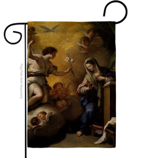 Feast of the Annunciation - Faith & Religious Inspirational Vertical Impressions Decorative Flags HG192623 Made In USA - Image 11