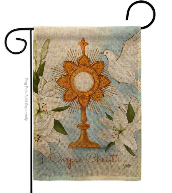Corpus Christi - Faith & Religious Inspirational Vertical Impressions Decorative Flags HG192706 Made In USA - Image 13