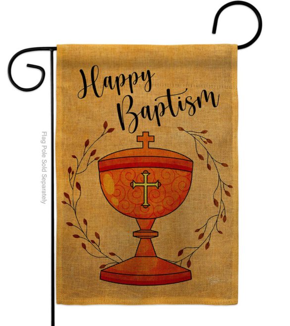 Happy Baptism - Faith & Religious Inspirational Vertical Impressions Decorative Flags HG192711 Made In USA - Image 13