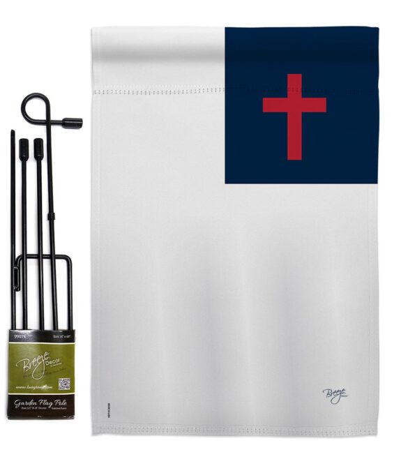 Christian - Faith & Religious Inspirational Vertical Impressions Decorative Flags HG103049 Made In USA - Image 4