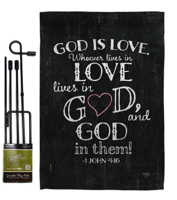 God is Love - Impressions Decorative Garden Flag G153067-BO - Image 4