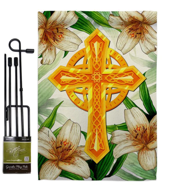 Cross - Faith & Religious Inspirational Vertical Impressions Decorative Flags HG103090 Made In USA - Image 4