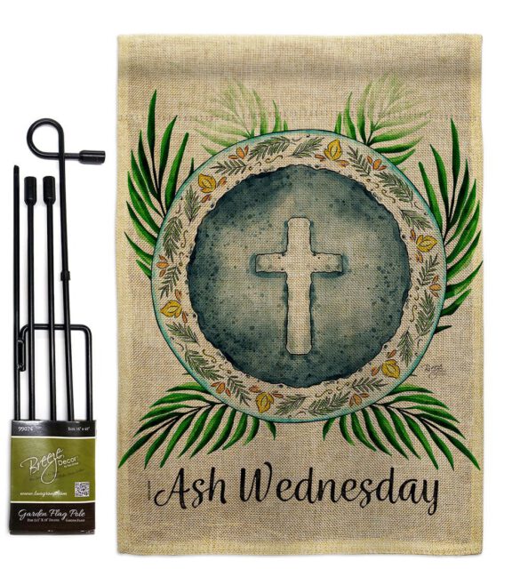 Holy Ash Wednesday - Faith & Religious Inspirational Vertical Impressions Decorative Flags HG103091 Made In USA - Image 14