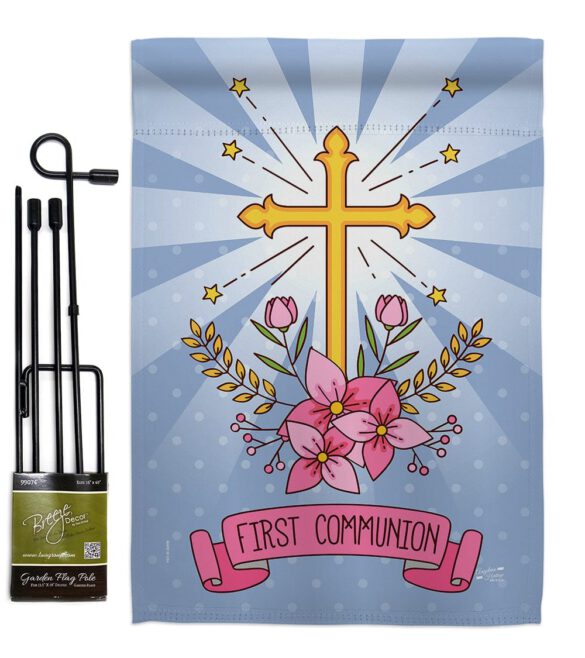 Holy Communion - Faith & Religious Inspirational Vertical Impressions Decorative Flags HG137212 Made In USA - Image 4
