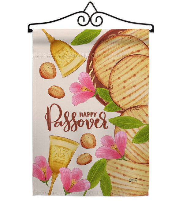 Happy Pesach - Faith & Religious Inspirational Vertical Impressions Decorative Flags HG137248 Made In USA - Image 7