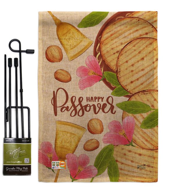 Happy Pesach - Faith & Religious Inspirational Vertical Impressions Decorative Flags HG137248 Made In USA - Image 12