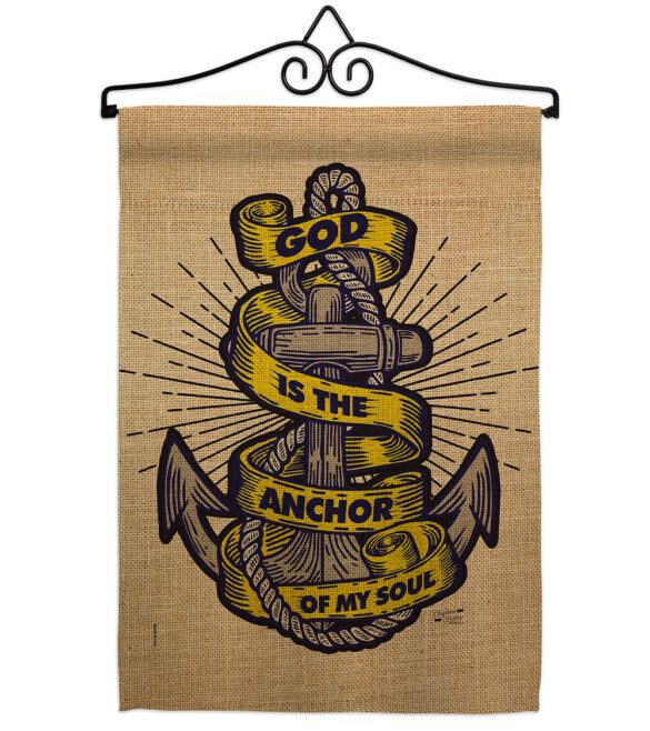 God is the Anchor - Impressions Decorative Garden Flag G135252-BO - Image 7