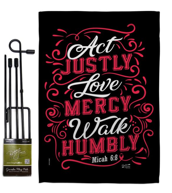 Act Love Walk - Impressions Decorative Garden Flag G135254-BO - Image 5