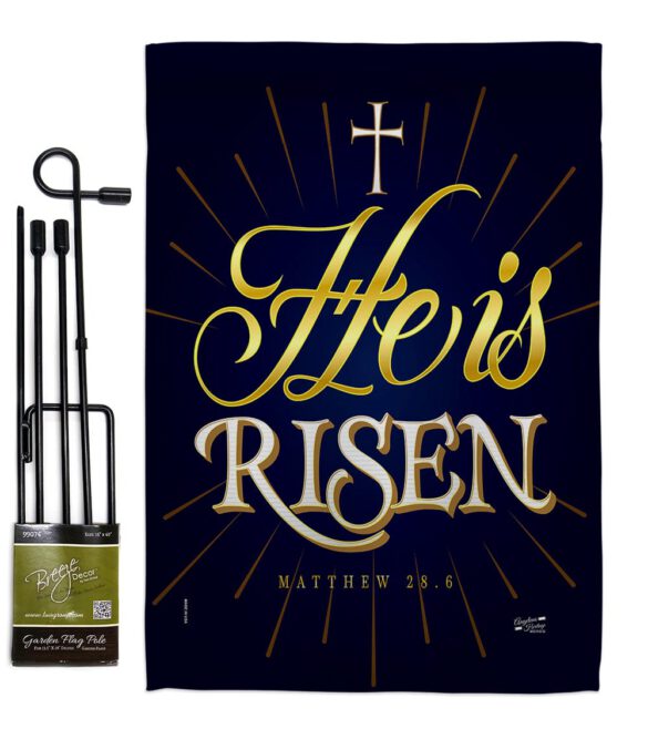 He is Risen - Impressions Decorative Garden Flag G135256-BO - Image 4