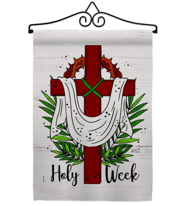 Holy Week - Faith & Religious Inspirational Vertical Impressions Decorative Flags HG137446 Made In USA - Image 7