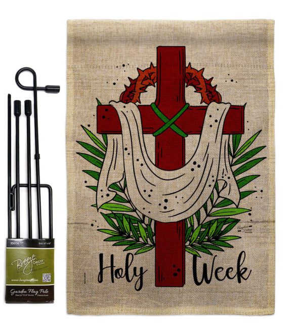 Holy Week - Faith & Religious Inspirational Vertical Impressions Decorative Flags HG137446 Made In USA - Image 14