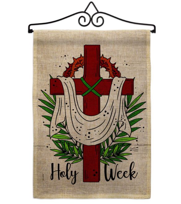 Holy Week - Faith & Religious Inspirational Vertical Impressions Decorative Flags HG137446 Made In USA - Image 17
