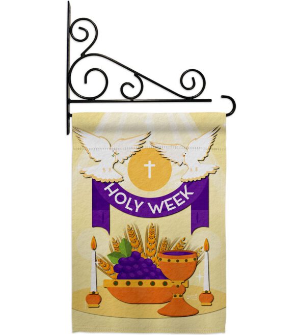 Holy Week - Faith & Religious Inspirational Vertical Impressions Decorative Flags HG137449 Made In USA - Image 8