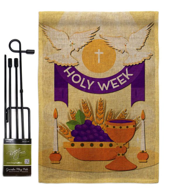 Holy Week - Faith & Religious Inspirational Vertical Impressions Decorative Flags HG137449 Made In USA - Image 14